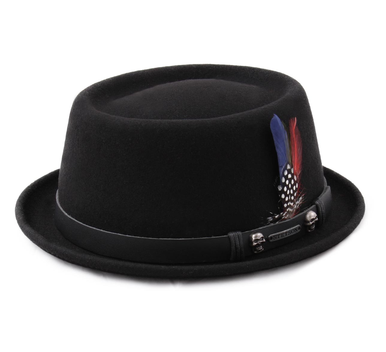 Chapeau jazzy Pork Pie Woolfelt Chapeau jazzy Pork Pie Woolfelt